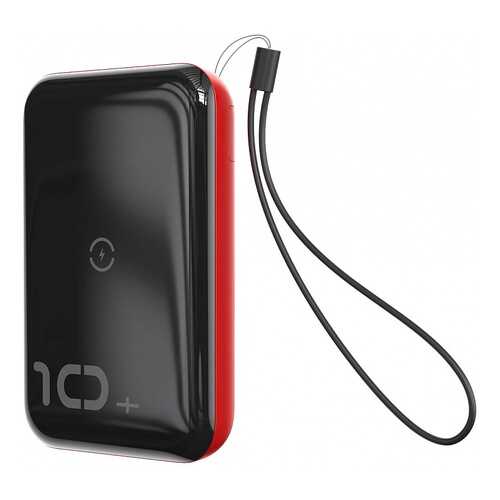 Внешний аккумулятор Baseus Mini S Bracket 10W Wireless Charger 10000mAh Black/Red в МТС