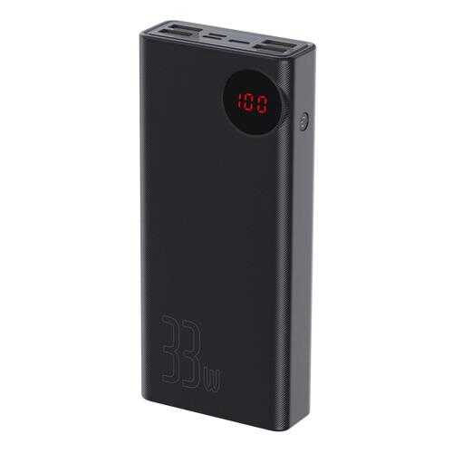 Внешний аккумулятор Baseus Mulight Quick Charge Power Bank 30000mAh Black в МТС