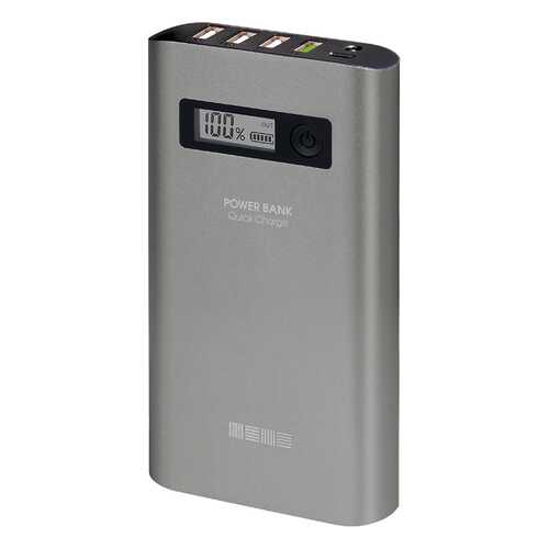 Внешний аккумулятор InterStep PB15000QC4U 15000 мА/ч (IS-AK-PB15AQC4U-000B201) Grey в МТС