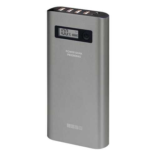 Внешний аккумулятор InterStep PB208004U 20800 мА/ч (IS-AK-PB208004U-000B201) Grey в МТС