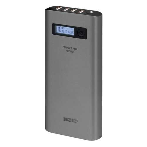 Внешний аккумулятор InterStep PB24QP 24000 мА/ч (IS-AK-PB24QPD18-SPGB201) Grey в МТС