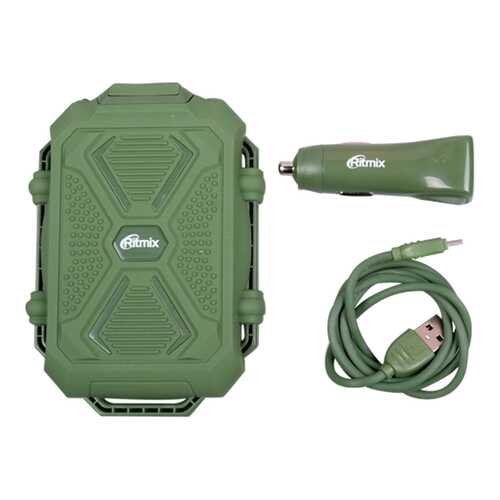 Внешний аккумулятор Ritmix RM-3499DC 10000 мА/ч Green в МТС