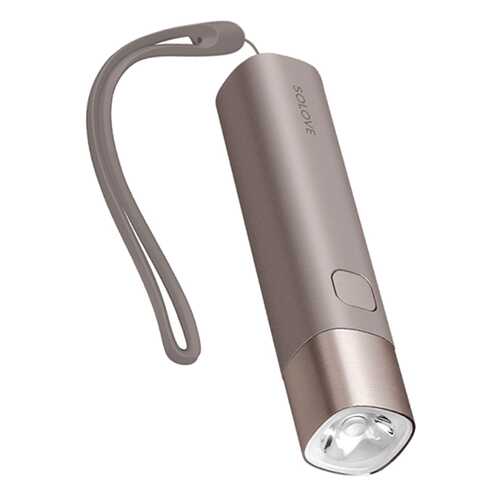 Внешний аккумулятор SOLOVE X3s Portable Flashlight Power Bank Grey в МТС