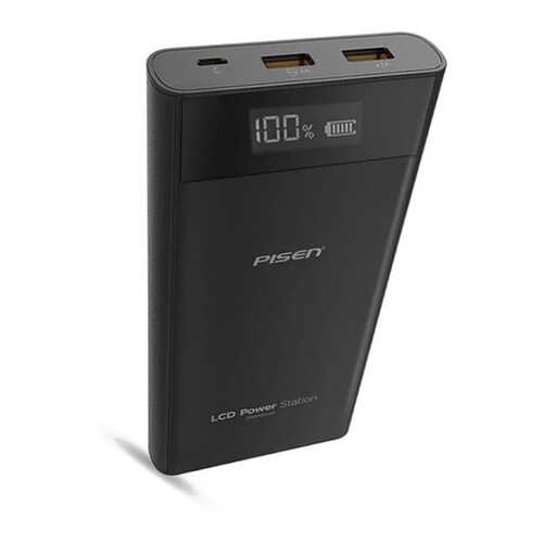 Внешний аккумулятор USB Pisen TS-D199 (20000mAh/2A/2 порта/lcd) <черный> в МТС