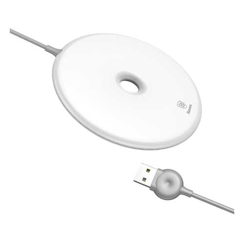 Беспроводное зарядное устройство Baseus Donut Wireless Charger White в МТС