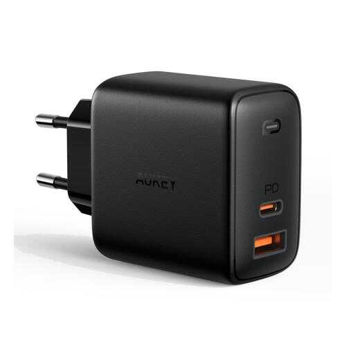 Сетевое зарядное устройство Aukey Omnia Mix PD 65W USB-A/C PA-B3 (Black) в МТС