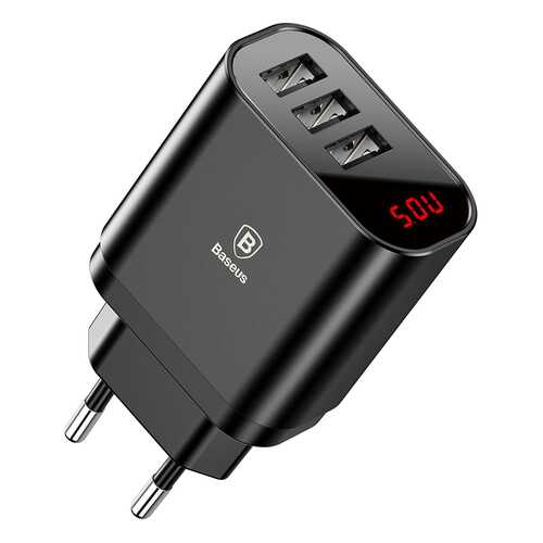 Сетевое зарядное устройство Baseus Mirror Lake 3 USB 3,4A EU Black в МТС