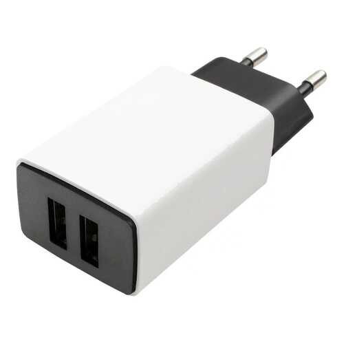 Сетевое зарядное устройство Gembird Cablexpert 2 USB 2,1A White в МТС