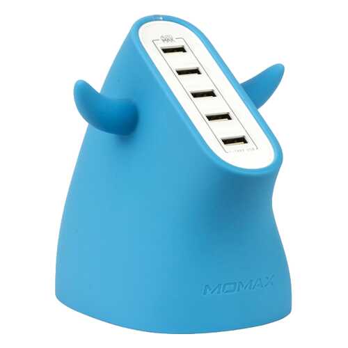 Сетевое зарядное устройство MoMax U.Bull 5 USB 8A Blue в МТС