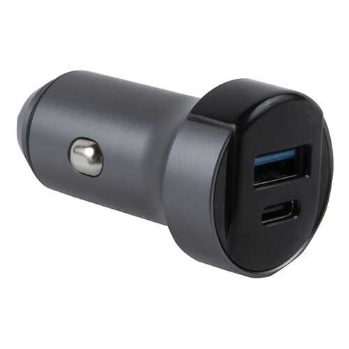 Сетевое зарядное устройство Red Line Tech USB (QС 3.0 18W) и Type-C (PD 18W) Grey в МТС