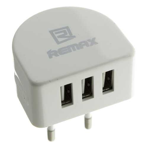 Сетевое зарядное устройство Remax Moon-Charger Plug 3 USB 3,1A White в МТС