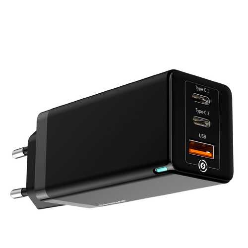 Сетевой адаптер Baseus GaN 65W EU Black в МТС