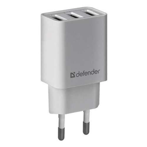 Сетевой адаптер питания Defender UPA-31 зарядка 3.1А 3 USB-порта в МТС