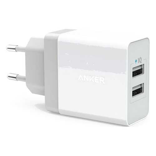 СЗУ Anker 24W 2-Port USB Charger EU White & Micro cable Offline Packaging V3 в МТС