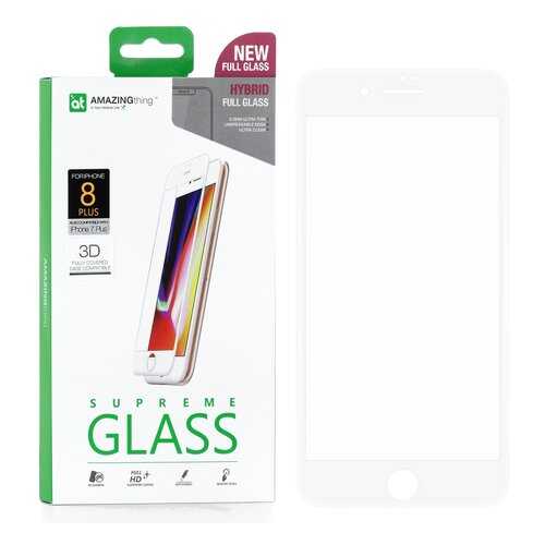 Защитное стекло AMAZINGthing SupremeGlass Hybrid 3D White 0.2mm для Apple iPhone 7 в МТС