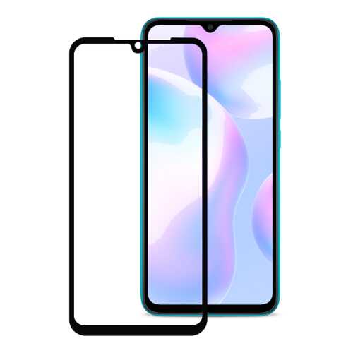 Защитное стекло BLUEO 2,5D Full Cover HD для Xiaomi Redmi 9A/9C (черная рамка) в МТС
