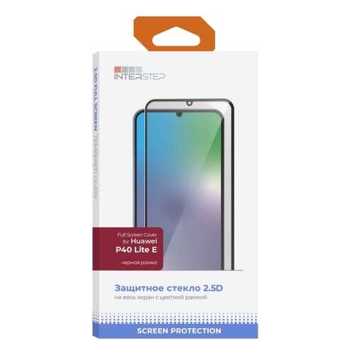 Защитное стекло для смартфона InterStep FSC для Huawei P40 Lite E Black в МТС