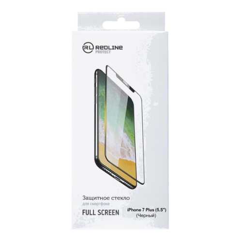Защитное стекло для смартфона Red Line для iPhone 7 Plus (5.5''), Full Screen TG Black в МТС