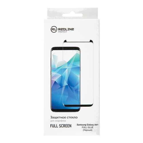 Защитное стекло для смартфона Red Line для Samsung Galaxy A41, FullScreen TG FG Black в МТС