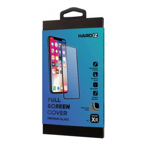 Защитное стекло Hardiz Full Screen Cover Premium Glass для iPhone Xr Black в МТС