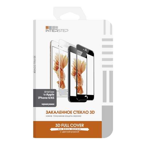 Защитное стекло InterStep для Apple iPhone 6/iPhone 6S Black в МТС