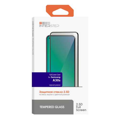 Защитное стекло InterStep FSC для Galaxy A30s Black в МТС