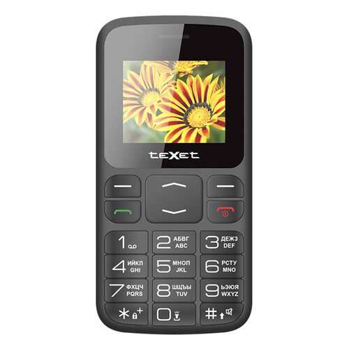 Мобильный телефон teXet TM-B208 Black в МТС