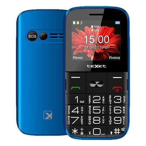 Мобильный телефон teXet TM-B227 Blue в МТС