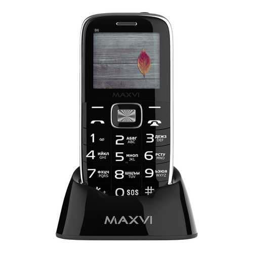 Мобильные телефон Maxvi B6 Black в МТС
