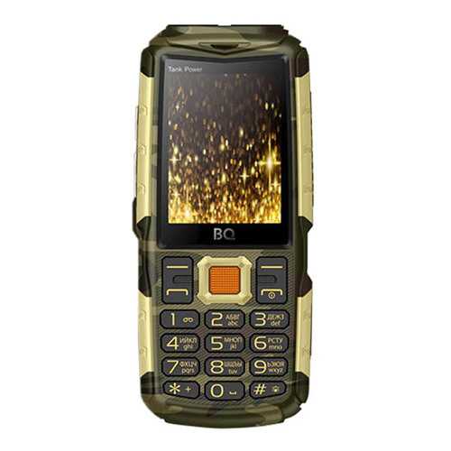Мобильный телефон BQ 2430 Tank Power Khaki/Gold в МТС