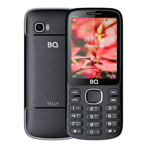 Мобильный телефон BQ 2808 Telly Black/Grey в МТС