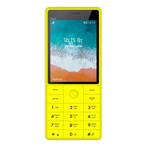 Мобильный телефон BQ 2815 Only Yellow в МТС