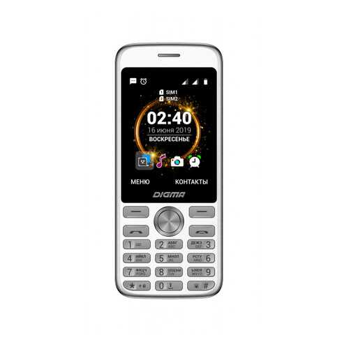 Мобильный телефон Digma Linx C280 (LT2061MM) Silver в МТС
