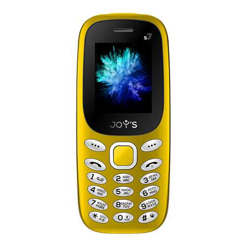 Мобильный телефон JOY'S S7 Yellow в МТС