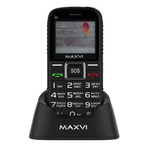 Мобильный телефон Maxvi B5 Black в МТС