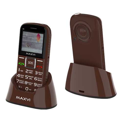 Мобильный телефон Maxvi B5 Brown в МТС