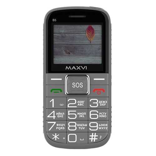 Мобильный телефон Maxvi B5 Grey в МТС
