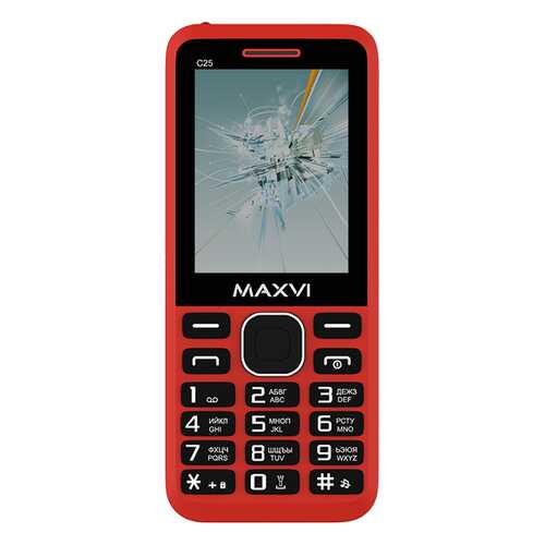 Мобильный телефон Maxvi C25 Red в МТС