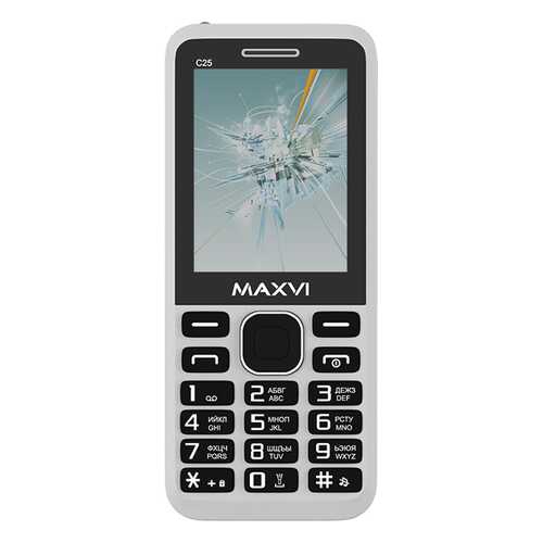 Мобильный телефон Maxvi C25 White в МТС