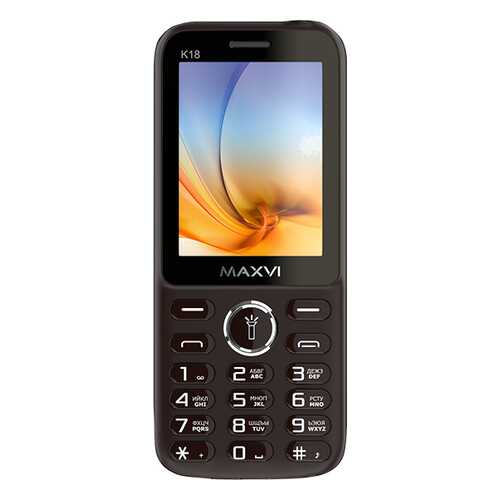 Мобильный телефон Maxvi K18 Brown в МТС