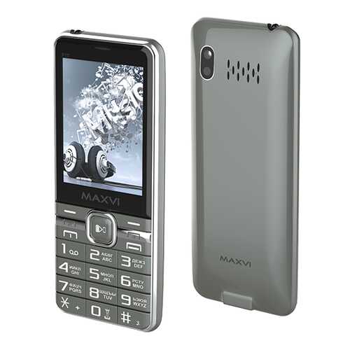 Мобильный телефон Maxvi P15 Grey в МТС