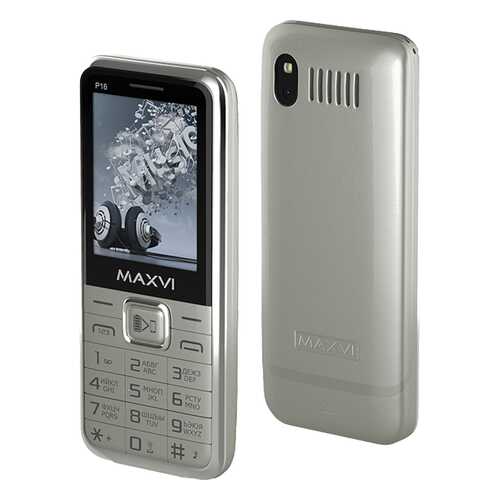 Мобильный телефон Maxvi P16 Silver в МТС