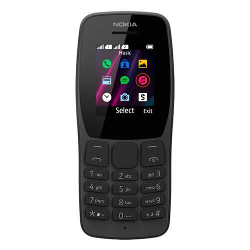 Мобильный телефон Nokia 110DS ТА-1192 Black в МТС