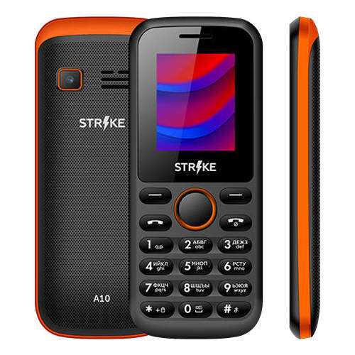 Мобильный телефон STRIKE A10 Black/Orange в МТС