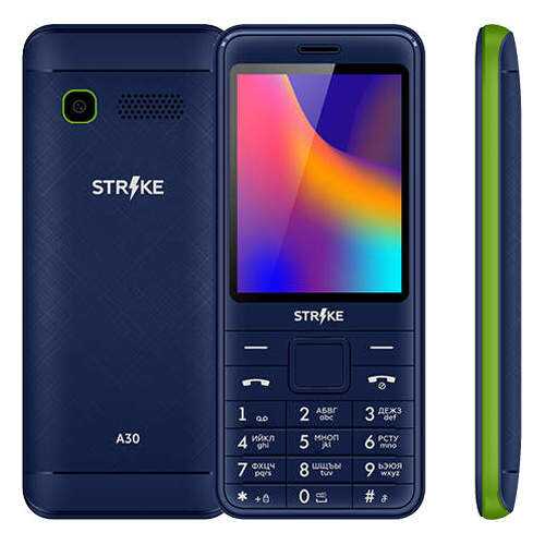 Мобильный телефон STRIKE A30 Blue/Green в МТС