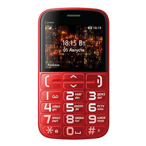 Мобильный телефон BQ 2441 Comfort Red в МТС