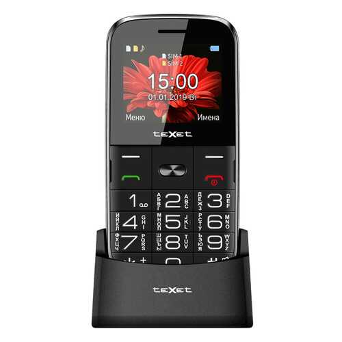 Мобильный телефон teXet TM-B227 Black в МТС