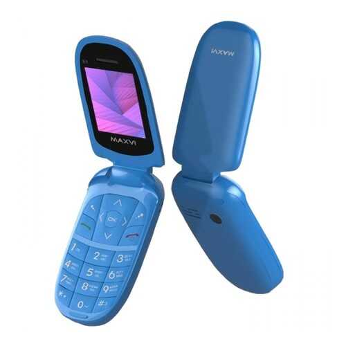 Мобильный телефон Maxvi E1 (2 SIM) Blue в МТС