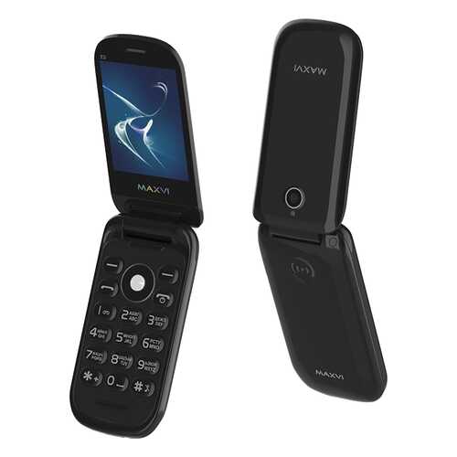Мобильный телефон Maxvi E3 Black в МТС