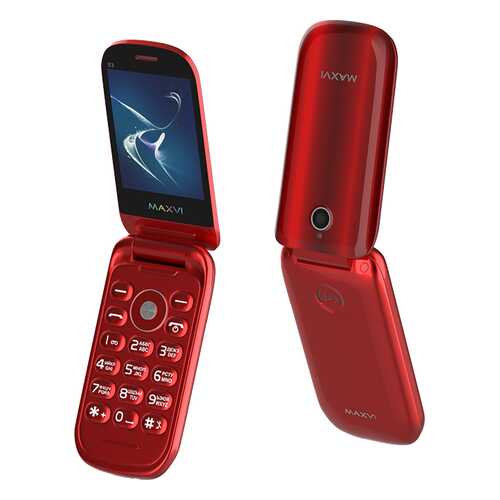 Мобильный телефон Maxvi E3 Radiance Red в МТС
